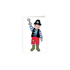 Clearance Boy Pirate Mini Card Greetings Cards|Childrens