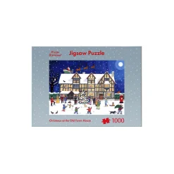 Online Christmas at the Old Town House Jigsaw Puzzle Jigsaw Puzzles