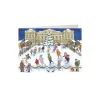Sale Christmas Ice Skating Advent Calendar Card Advent Calendar Cards