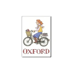 Sale Cycling Student Girl, Oxford Fridge Magnet Fridge Magnets