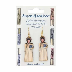 Online Jane Austen Earrings Pin Badges And Earrings