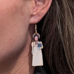 Online Jane Austen Earrings Pin Badges And Earrings