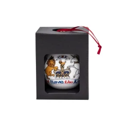 Hot King Charles III Coronation Fine Bone China Bauble Baubles|Baubles