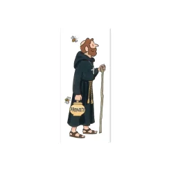Discount Monk with Honey Bookmark Bookmarks