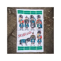 Scottish Pipers Tea Towel Tea Towels