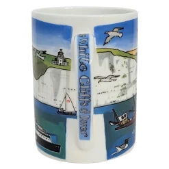 Hot White Cliffs of Dover Mug Mugs